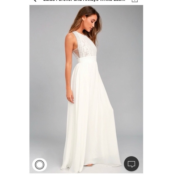 Lulus Always and Forever White Lace Dress - Picture 3 of 6